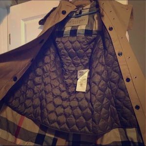 NWOT Burberry Brit Trench Coat